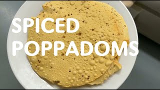 How To Make Spiced Poppadoms Restaurant Style [upl. by Loise868]