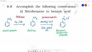 Nitrobenzene to benzoic acid [upl. by Michelsen]