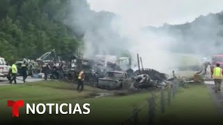 Consternación por accidente donde murieron 9 niñas  Noticias Telemundo [upl. by Lenhart]