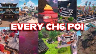 Ranking EVERY NEW CHAPTER 6 NAMED LOCATION POI In FORTNITE From WORST To BEST [upl. by Debbie217]