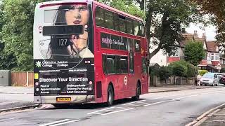 E198 SN61 BKD Enviro 400 127 to Tooting Broadway “Merton Carshalton College” Wrap [upl. by Ayoral413]