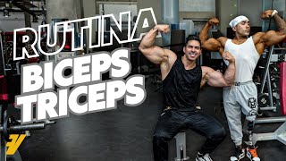 RUTINA BICEPS Y TRICEPS MAS ALLÁ DE TUS LÍMITES [upl. by Jat]