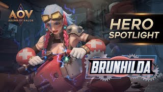 Brunhilda Hero Spotlight  Garena AOV Arena of Valor [upl. by Roswell477]