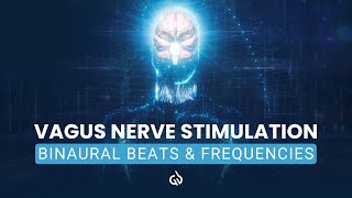 Vagus Nerve Stimulation amp Healing Frequency Nerve Healing Binaural Beats [upl. by Meean]