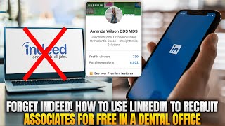 Linkedin Marketing for Dentists Easy Way to Recruit Associates for Free [upl. by Acile]