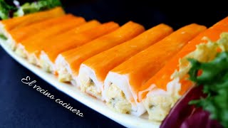 Palitos de cangrejo o SURIMI rellenos 😋 [upl. by Pedersen]