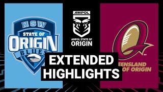 State of Origin 2009  Game 2  Extended Highlights  NRL [upl. by Anwahsak]