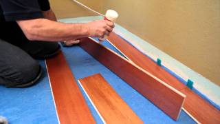 How to Install a Hardwood Floating Floor [upl. by Sorazal584]