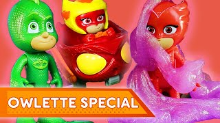 ⭐️ BEST OF OWLETTE ⭐️ Toy Play Special  PJ Masks Creations  Play with PJ Masks [upl. by Lehrer225]