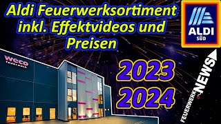 ALDI FEUERWERK 20232024 Preise amp Produktvideos  Silvesterfeuerwerk [upl. by Nigam]