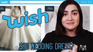 I Tried Wedding Dresses From Wish [upl. by Anauqahc]