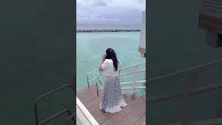 Maldivs water villa trip with my dear wife music reggaeton maldivian fushifarumaldives [upl. by Lenore]