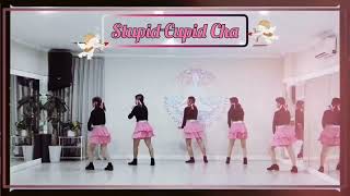 Stupid Cupid Cha  Line Dance  Demo by Wonderfull [upl. by Mages613]