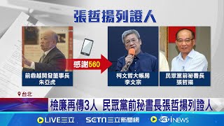 蔡壁如捲京華城案 廉署問訊4小時後送北檢 檢廉再傳3人 民眾黨前秘書長張哲揚列證人 蔡壁如現身北檢 列京華城案證人遭傳喚│記者 徐湘芸 何孟哲│台灣要聞20241106│三立iNEWS [upl. by Perla]