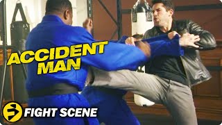 ACCIDENT MAN  Scott Adkins vs Michael Jai White and Ray Park  Fight Scene [upl. by Jacquetta]