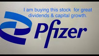 Pfizer Shares I am buying for grat dividends and capital growth [upl. by Cynthy718]