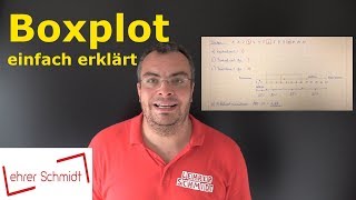 Boxplot  einfach erklärt  Mathematik  Lehrerschmidt [upl. by Oinota207]