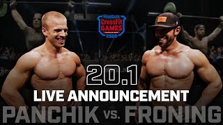 Scott Panchik vs Rich Froning — CrossFit Open Announcement 201 [upl. by Astri197]