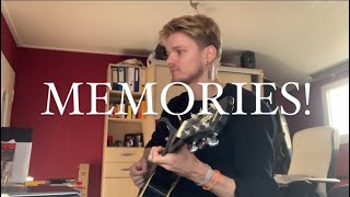 MEMORIES  347aidan Acoustic Cover [upl. by Hcardahs]