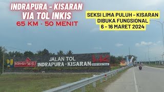 Indrapura  Kisaran via Jalan Tol INKIS [upl. by Lydon496]