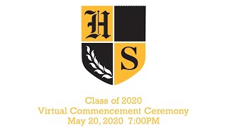 Hinsdale South High School Class of 2020 Virtual Graduation Ceremony [upl. by Dowski248]