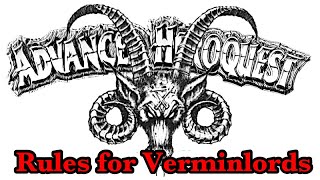 Advanced Heroquest Gaming Aids Verminlords [upl. by Ydnic645]