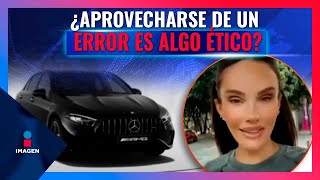 Actriz publica error de MercedesBenz anuncian carro en 68 mil pesos  Noticias con Francisco Zea [upl. by Lacombe994]