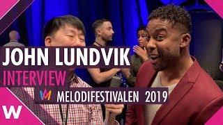 John Lundvik quotToo Late For Lovequot Interview  Melodifestivalen 2019  wiwibloggs [upl. by Baylor342]