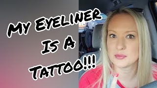 MY PERMANENT EYELINER TATTOO EXPERIENCE  STEP BY STEP  FULLY HEALED  DID IT HURT [upl. by Easton]