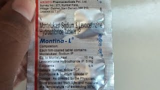 montina l tablet uses in hindi एलर्जी की समस्या के लिए यूज होने वाली टेबलेट [upl. by Anek756]