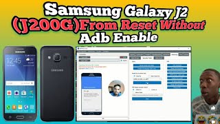 Samsung Galaxy J2 J200G Frp Reset Without Adb Enable Need Dft Pro tool One click Frp Reset shukla [upl. by Dnomaid]