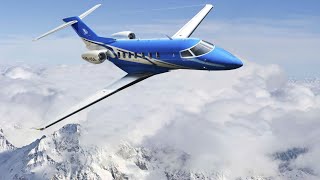 VIPFLUG mit einem brandneuen PILATUS PC24 JET in den Schweizer Alpen [upl. by Heinrich]