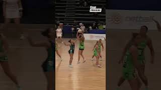 Putt with the intercept  Australian Netball Championships [upl. by Llerrad]