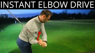 HOW TO TRAIN YOUR RIGHT ELBOW IN YOUR DOWNSWING WITH THIS BASIC TIP [upl. by Penny]