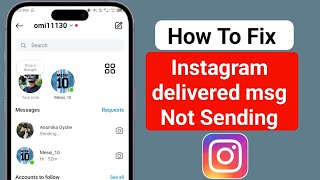 Fix Failed to delivery Instagram msg not send problem 2024  Instagram messages not sent problem [upl. by Happ]