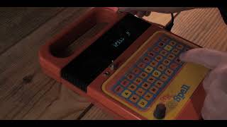 Texas Instrument Speak and Spell demo circuit bend [upl. by Joost]