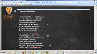 La canción del pirata Ejercicios y análisis Lengua 4º ESO Academia Usero Estepona [upl. by Alejandrina200]