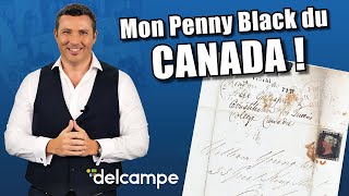 RARE  un TIMBRE PENNY BLACK sur une lettre du Canada   Le Monde de la Collection [upl. by Krenn]