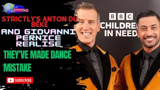 Strictlys Anton Du Beke and Giovanni Pernice realise they’ve made dance mistake [upl. by Hyo43]