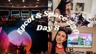 Disney World Vlog Day 8 Epcot amp Space 220 [upl. by Oicanata]