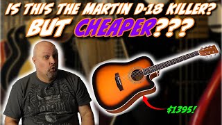 Is This Guitar The Martin D18 Killer  Zager Guitars ZAD50CE Dreadnought Acoustic [upl. by Heddy587]