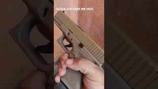 pistola AIRSOFT Glock g19 gen5 WE REVIEW 🇧🇷 [upl. by Alcine775]