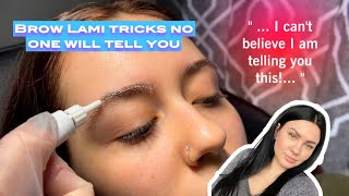 Brow Lamination tricks no one will tell you [upl. by Lita]