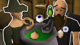 Learning How to Become a Wizard in Runescape  OSRS Witchs Potion Quest Guide for Dummies [upl. by Piero]