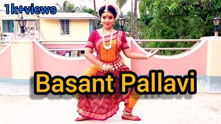 Basant Pallavi  Odissi Classical Dance  Happy Holi  Tanisha Roy [upl. by Xever]