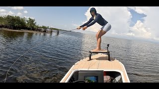 1st Sheepshead on Fly amp 1st on the NEW SKIFF [upl. by Kreindler156]