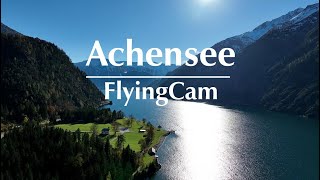 Webcam Achensee  Traumhafter Drohnenflug im November [upl. by Alyacim]