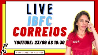 LIVE BANCA IBFC CONCURSO CORREIOS [upl. by Ydnis]