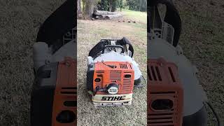 Como desafogar soprador BR Stihl 420 [upl. by Prochora]