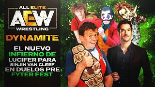 El nuevo infierno de Lucifer para Sinjin en duelos pre Fyter Fest  AEW Dynamite Cap 14 170620 [upl. by Behlke881]